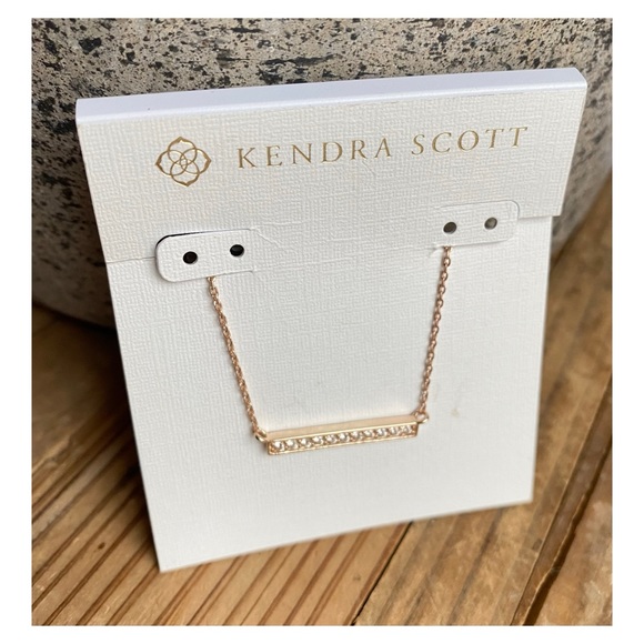 Kendra Scott • Rose Gold Necklace + Earrings Bundle - Picture 4 of 5